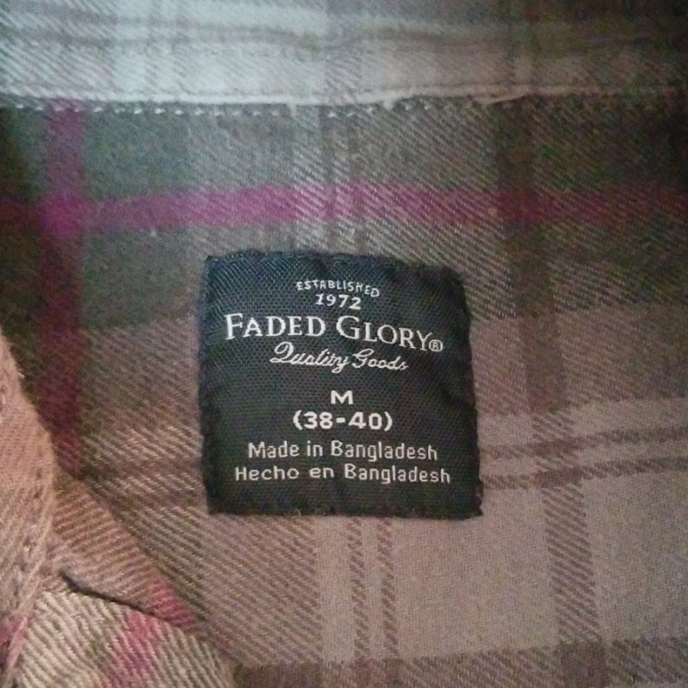 **Sold** Faded glory Men's flannels - Picture 3 of 3